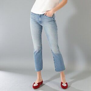 Mother The Hustler Au Revoir Ankle Fray Size 28